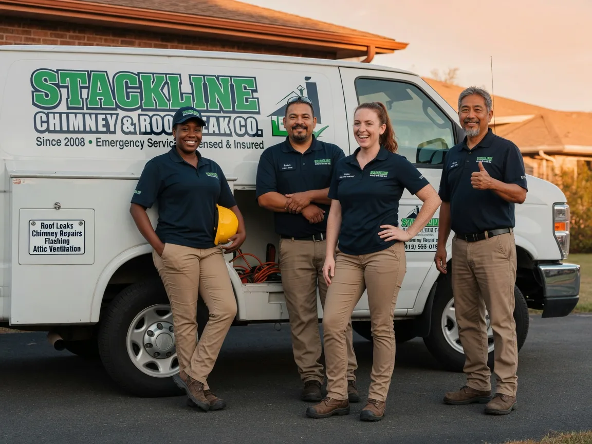 Chimney flashing repair company in North Lawrence, OH